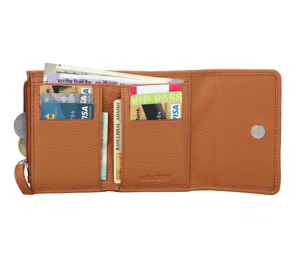 Solana Womens Wallet - Tan