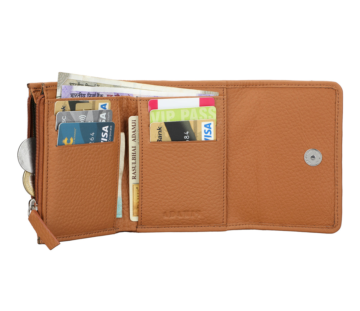 Solana Womens Wallet - Tan