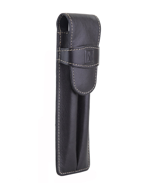 Pen Case to Carry 2 Pens - Black