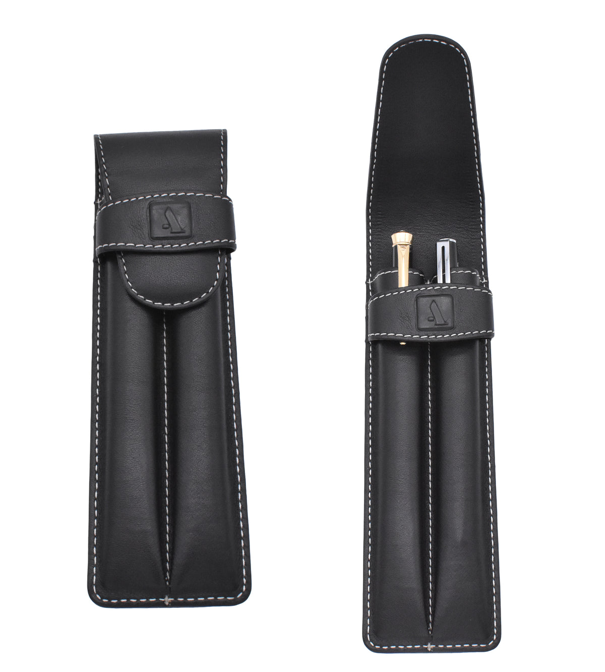 Pen Case to Carry 2 Pens - Black
