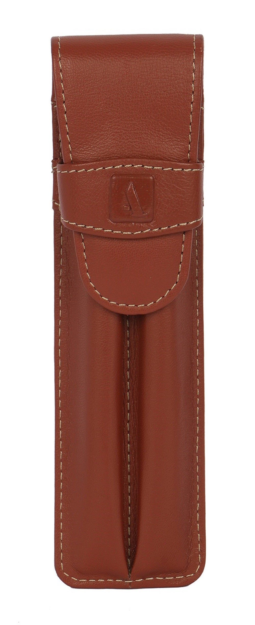 Pen Case to Carry 2 Pens - Tan
