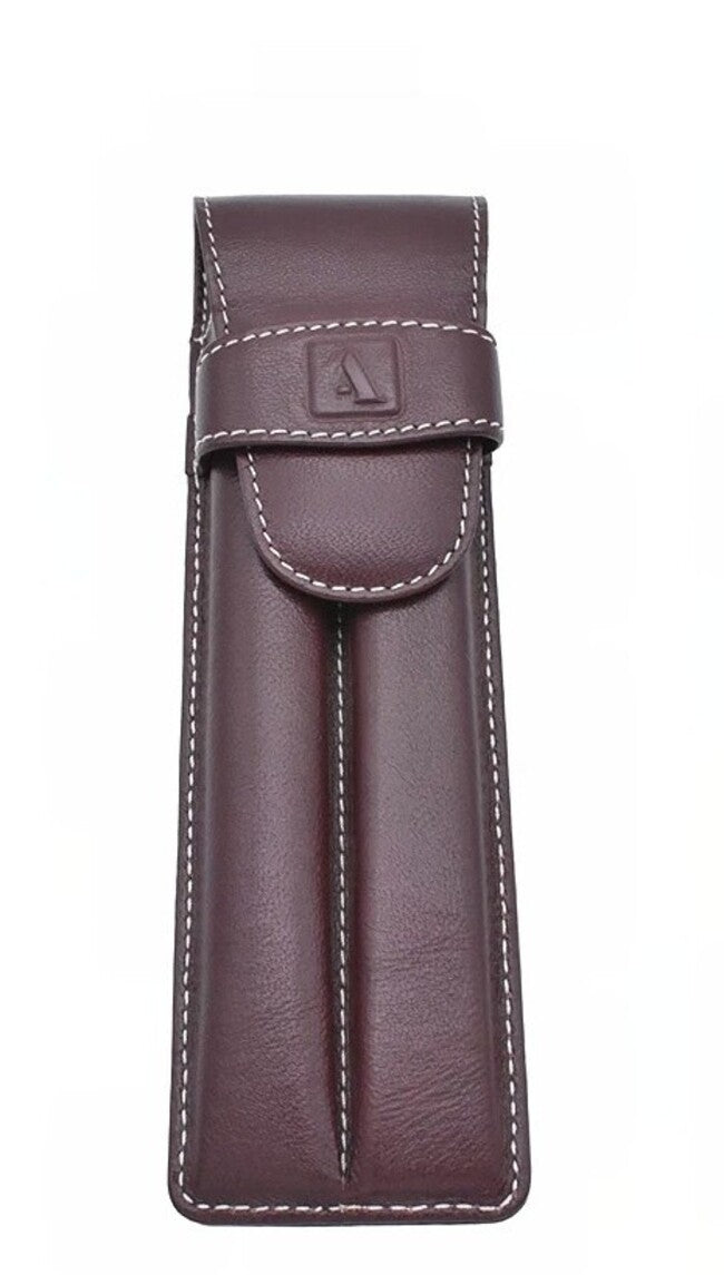 Pen Case to Carry 2 Pens - Wine