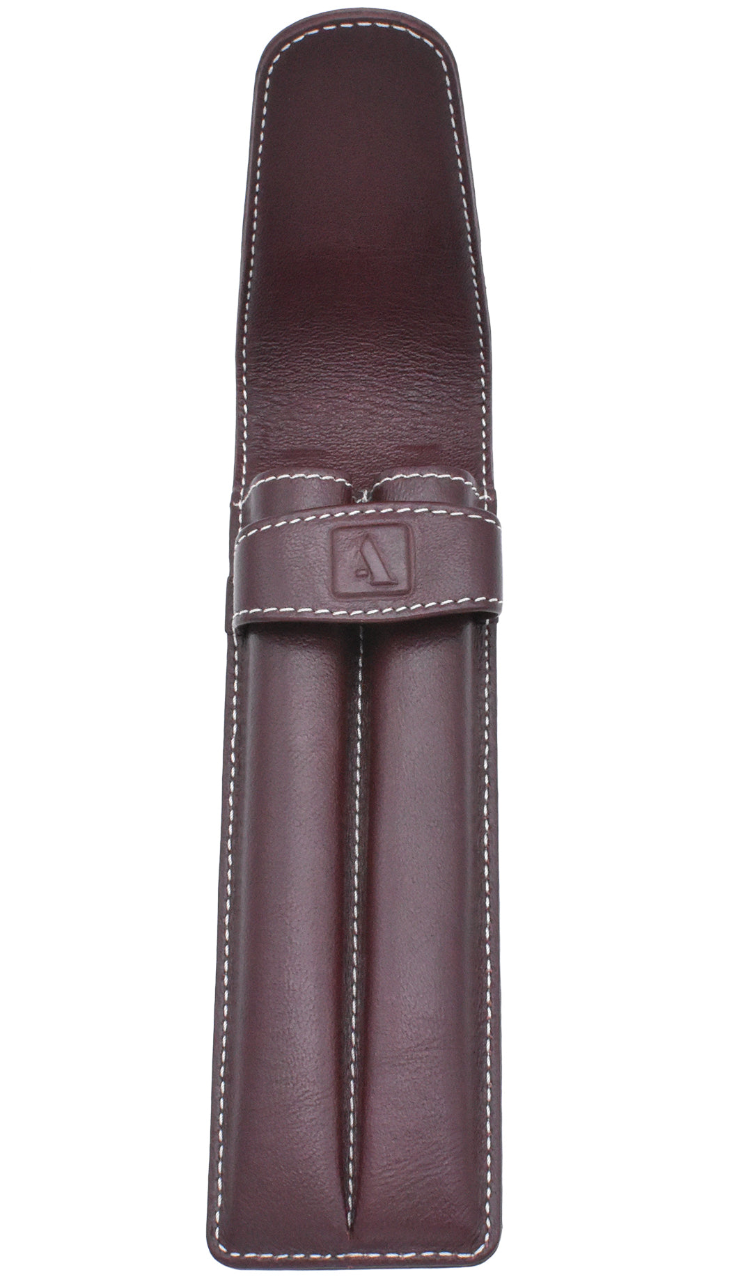 Pen Case to Carry 2 Pens - Wine