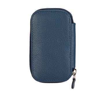 Keycase with Zipper Closing - Blue