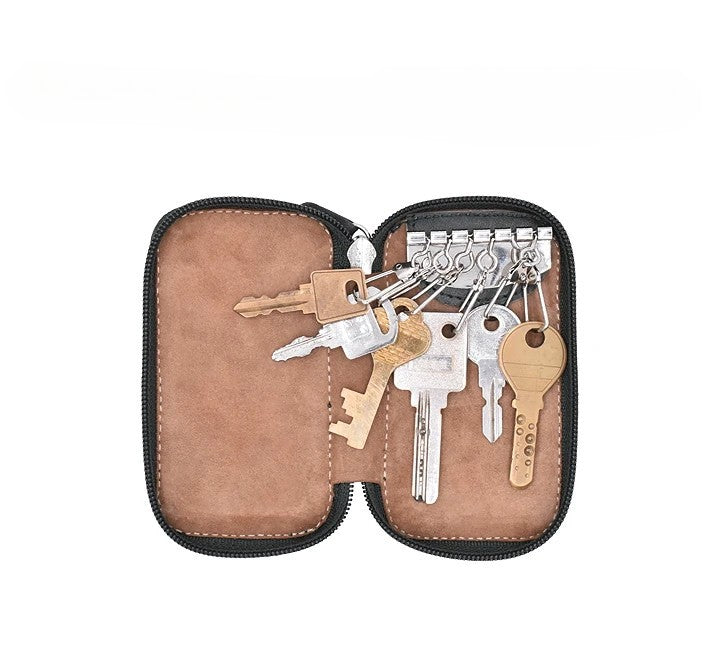 Keycase with Zipper Closing - Green