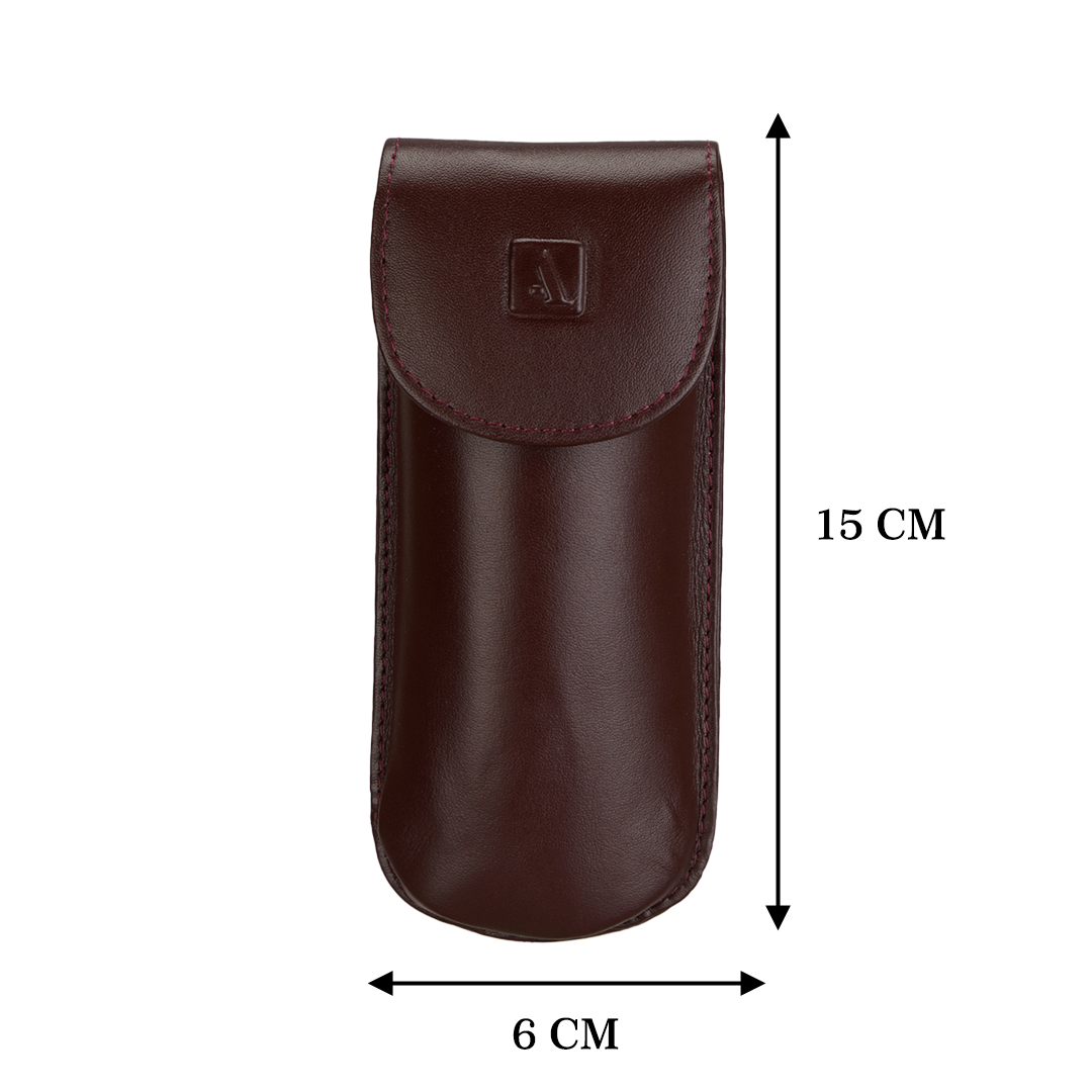 Reading spectacle semi hard case - Wine