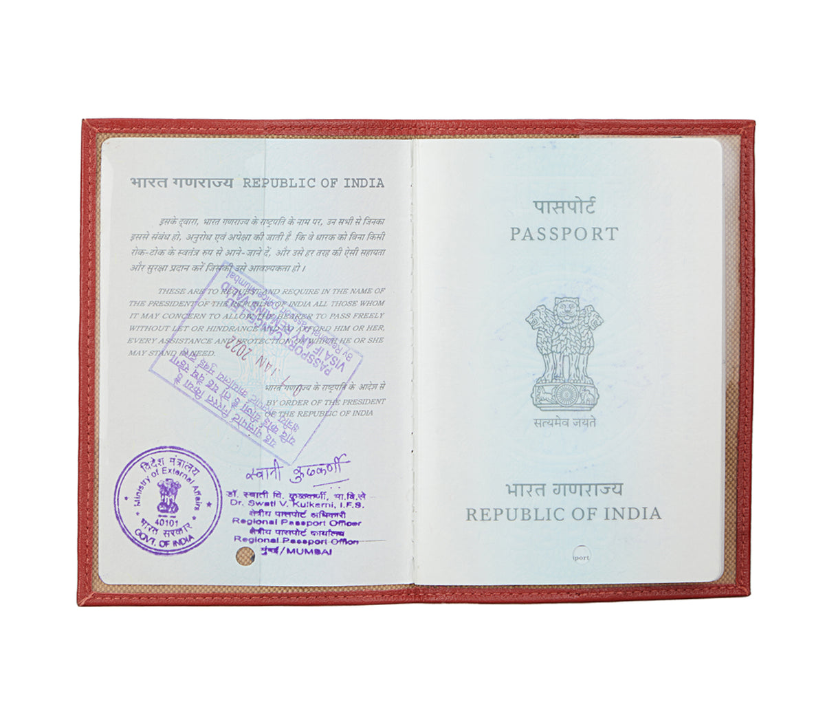 Passport cover - Red