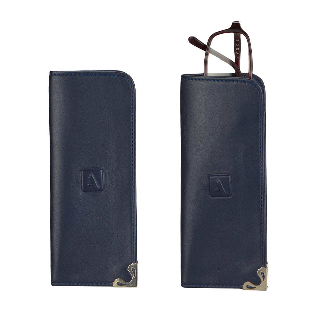 Reading spectacle soft case - Blue