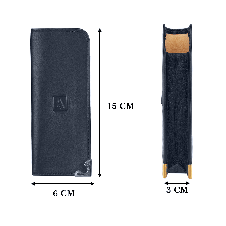 Reading spectacle soft case - Blue