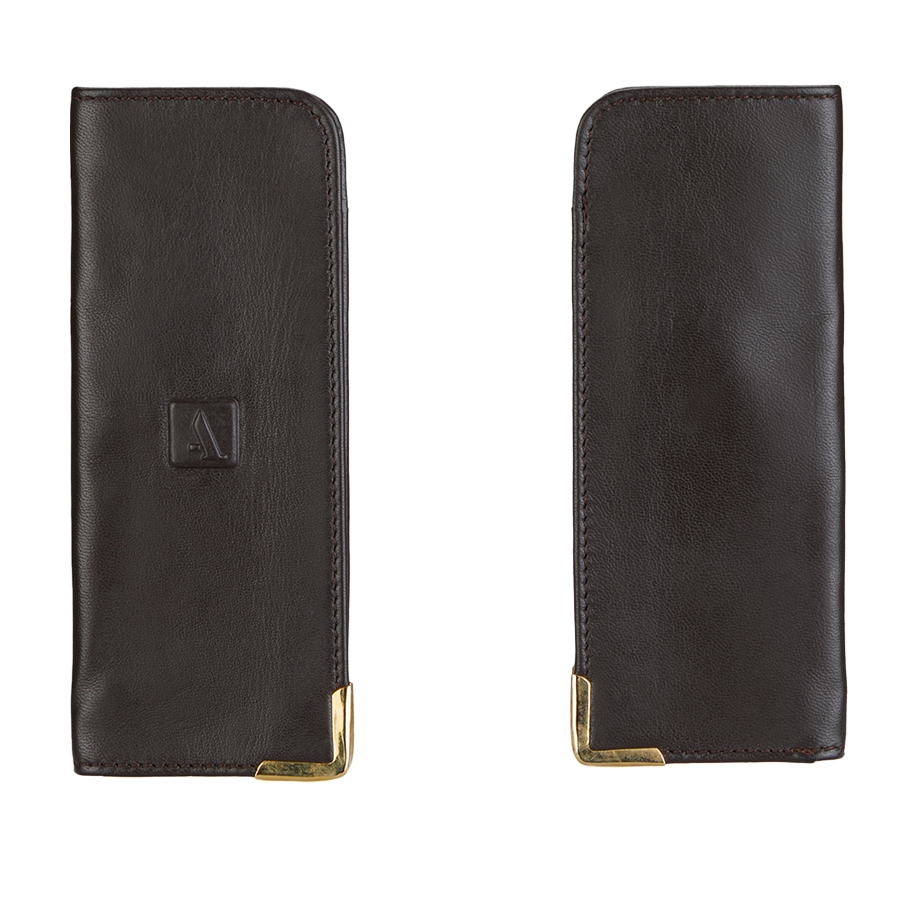Reading spectacle soft case - Brown