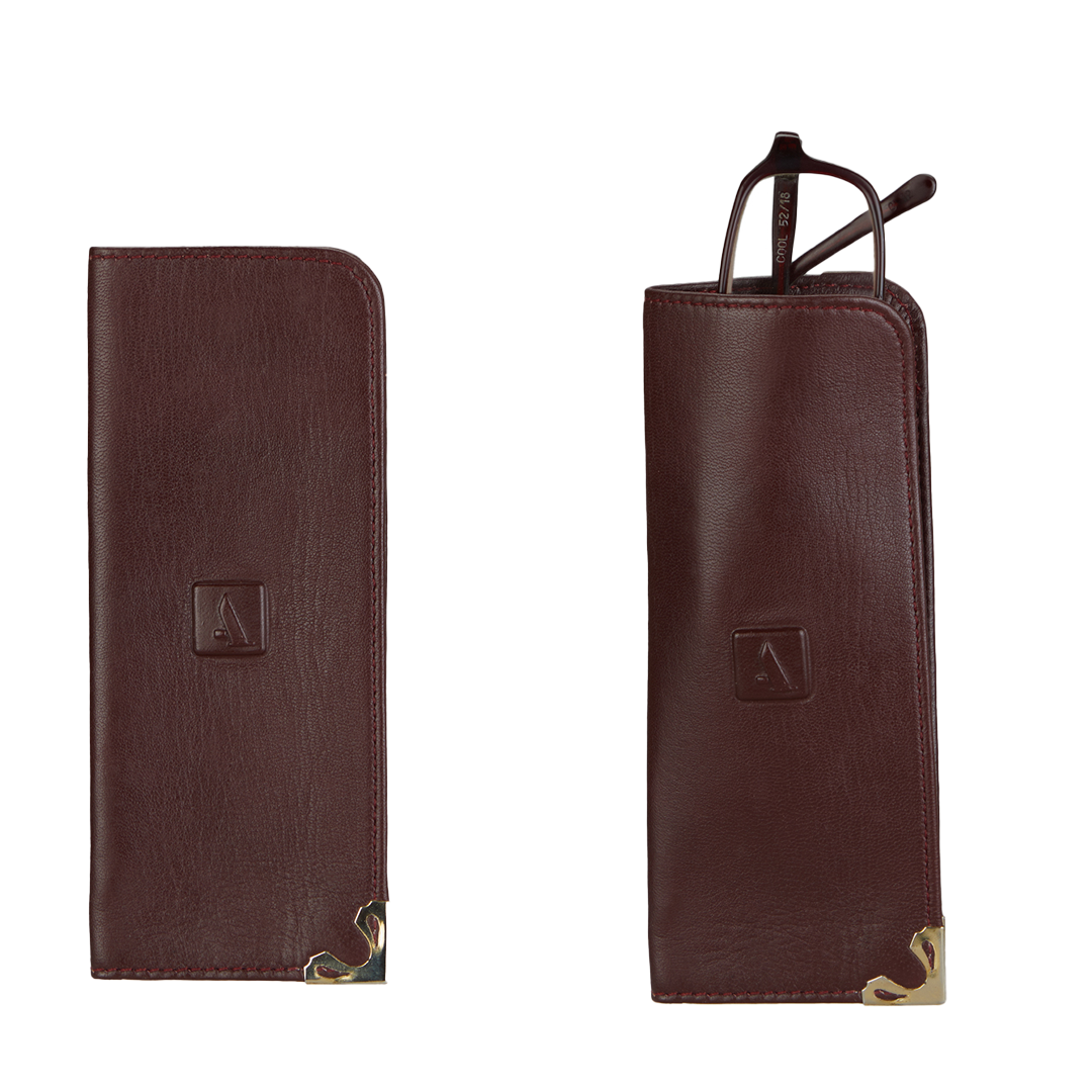 Reading spectacle soft case - Wine