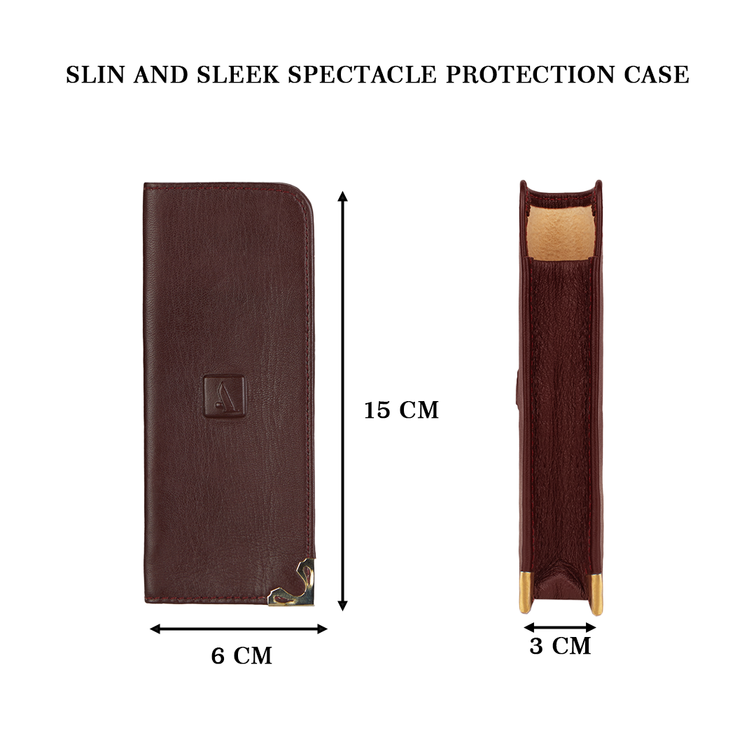 Reading spectacle soft case - Wine