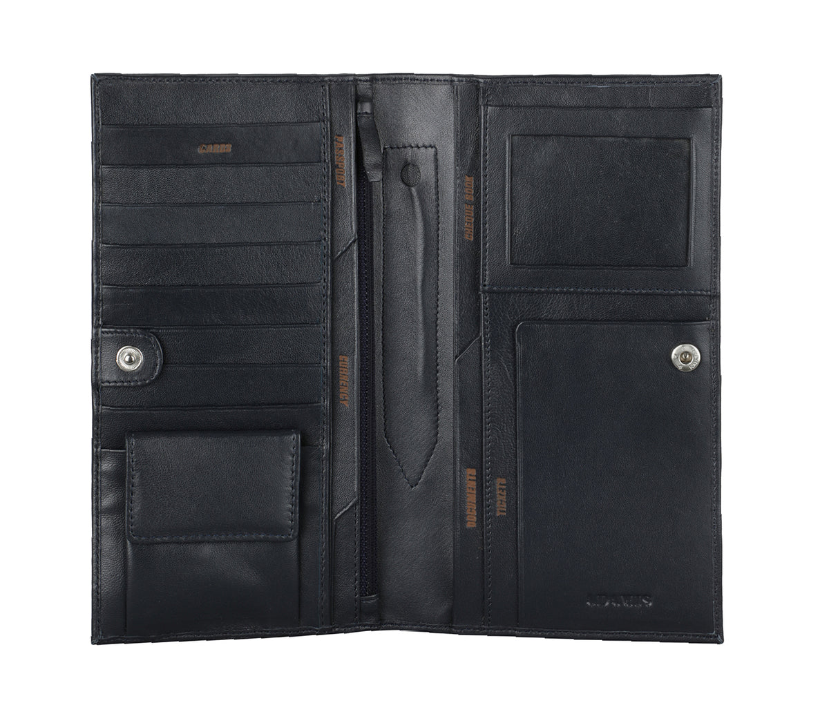 Novio Travel Wallet-Blue