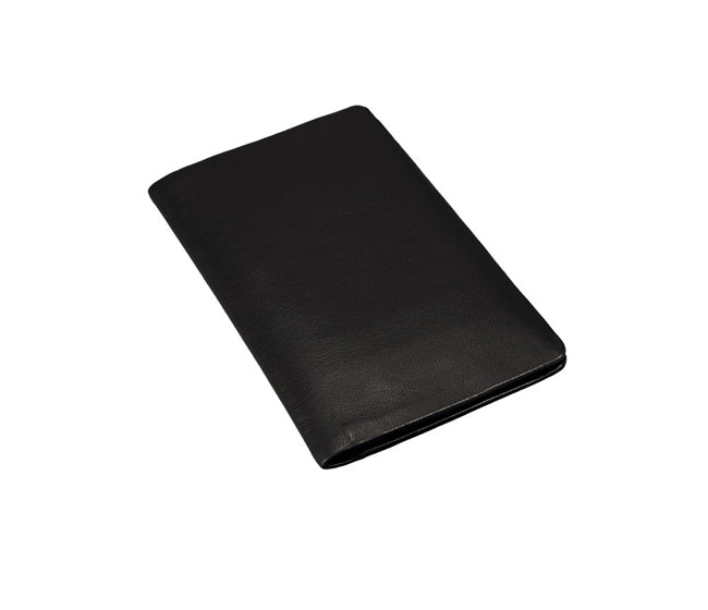Sleek Vertical Bi-fold Credit Card Wallet-Black