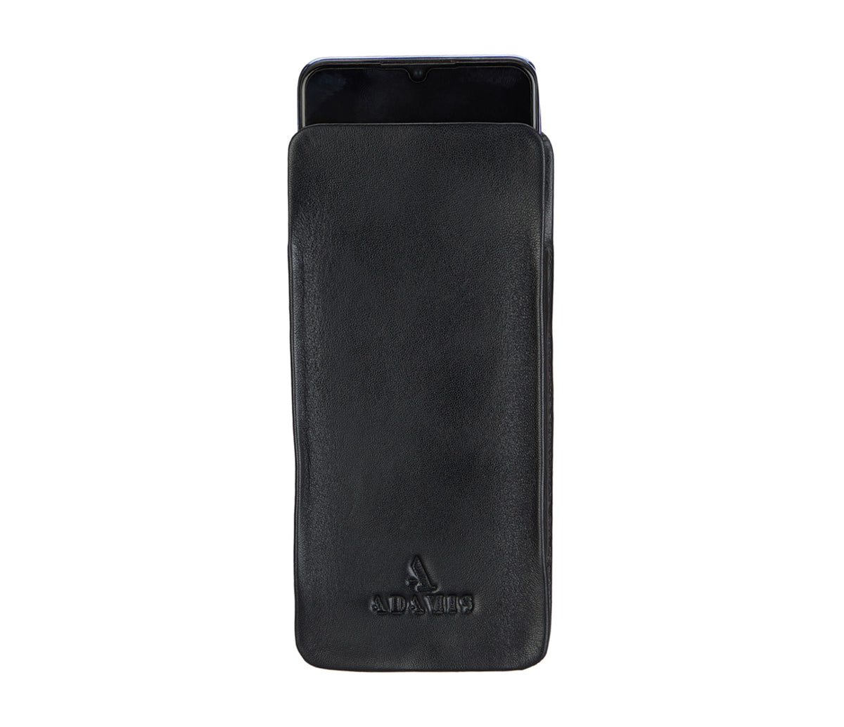 Soft Stitch Free Spectacle Case - Black