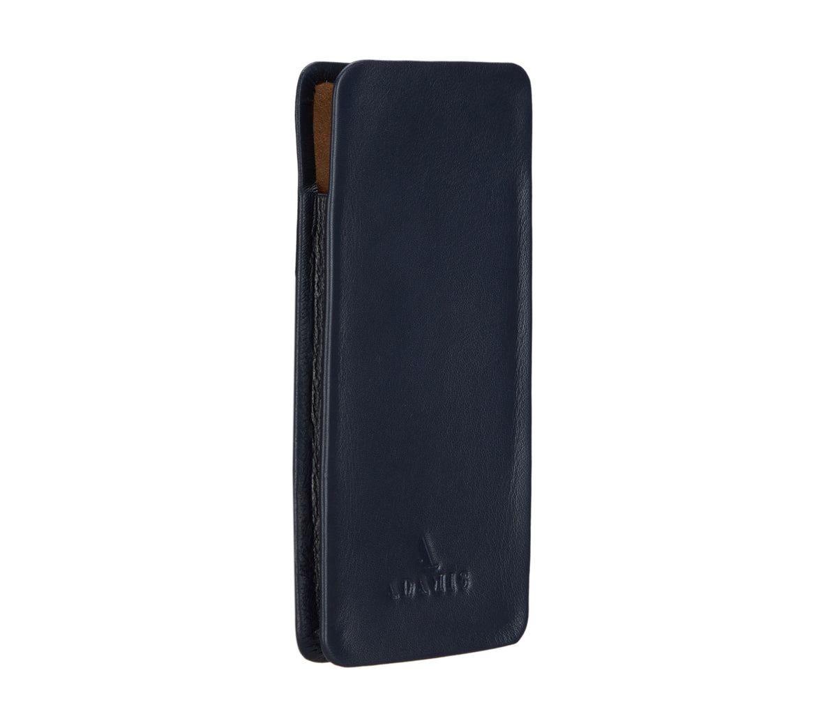 Soft Stitch Free Spectacle Case - Blue