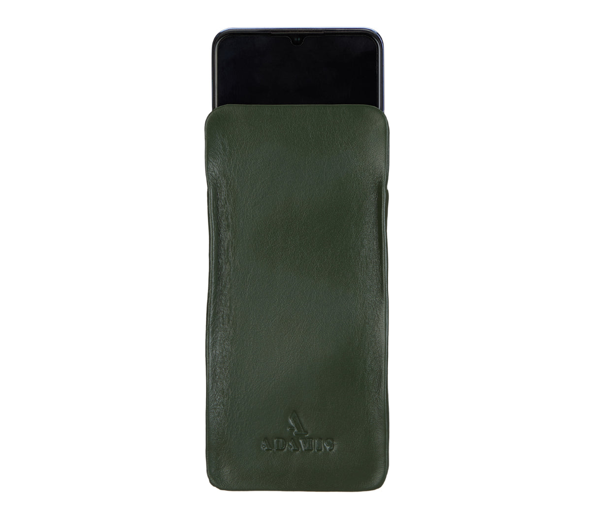 Soft Stitch Free Spectacle Case - Green