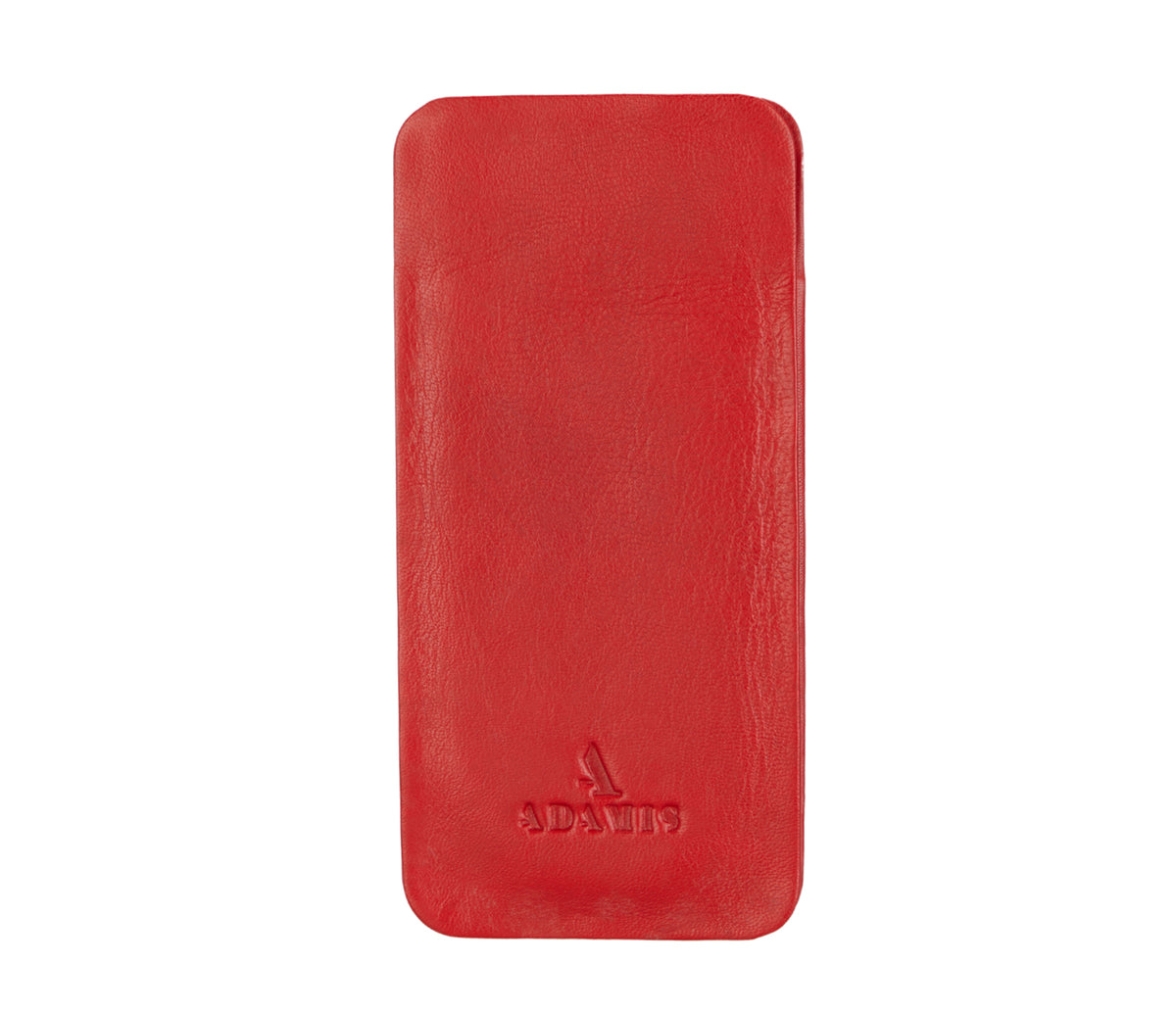 Soft Stitch Free Spectacle Case - Red