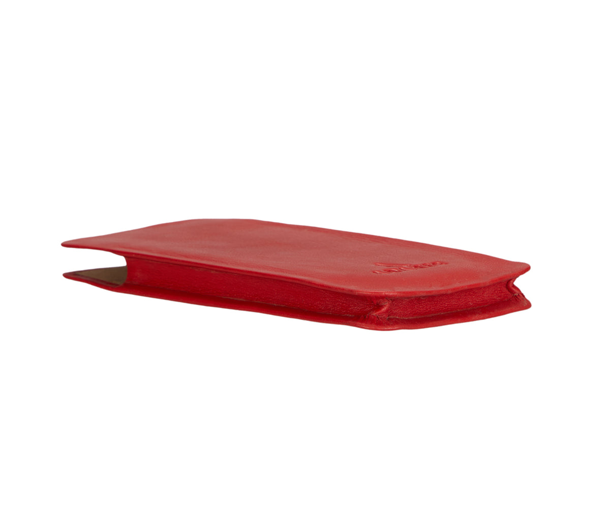 Soft Stitch Free Spectacle Case - Red