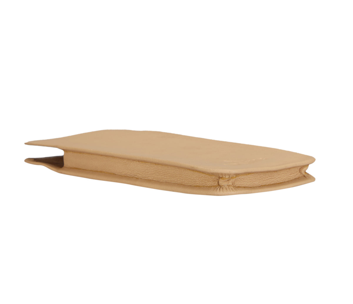 Soft Stitch Free Spectacle Case - Beige