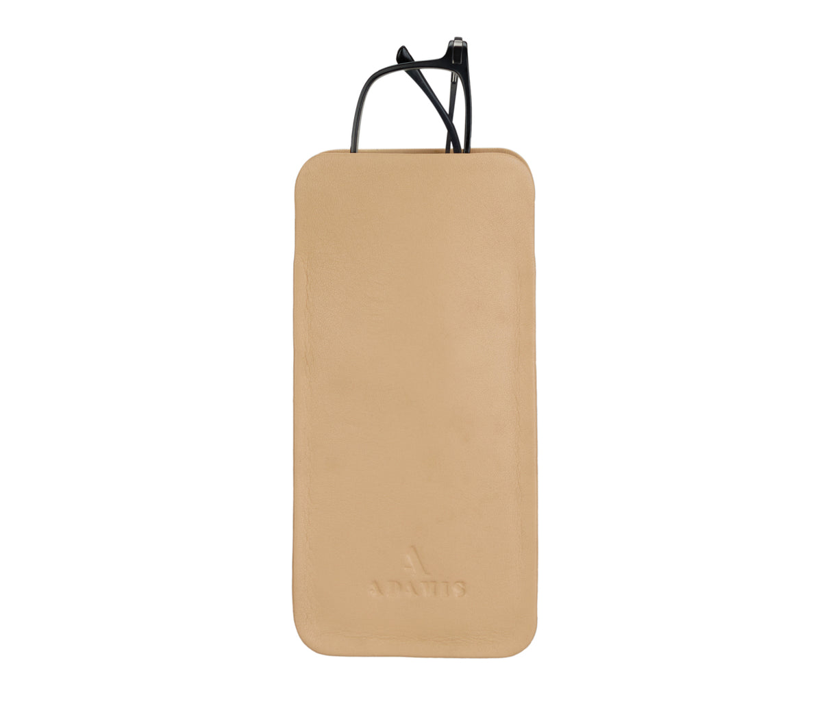 Soft Stitch Free Spectacle Case - Beige