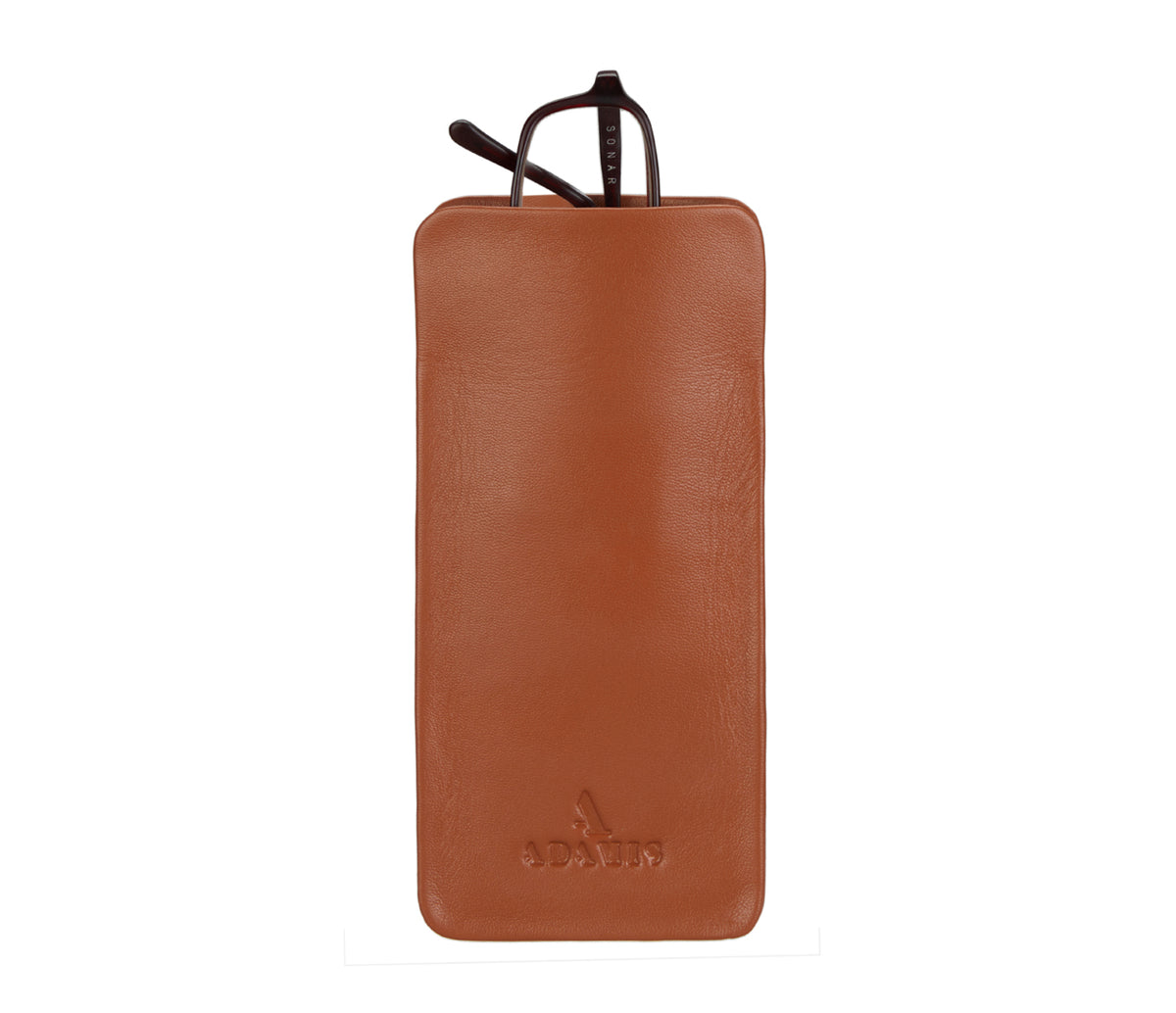 Soft stitch free spectacle case - Tan