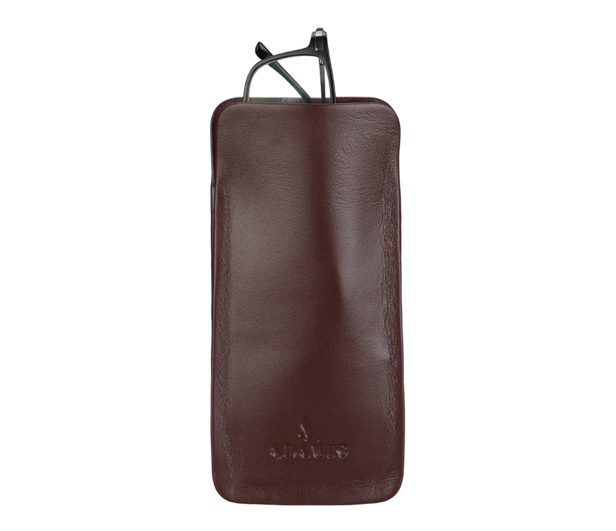 Soft stitch free spectacle case - Wine