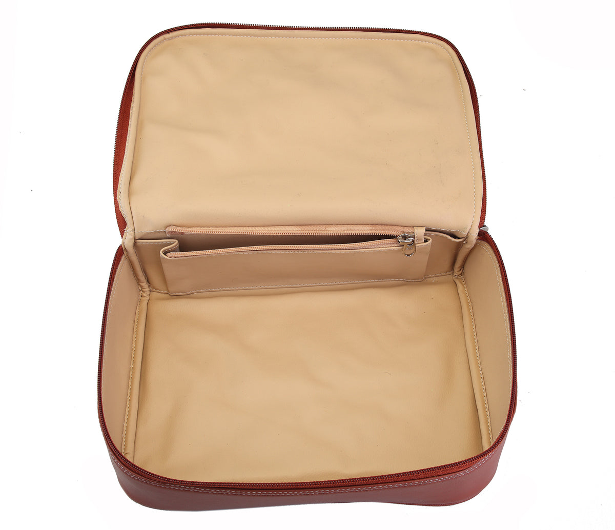 Unisex Wash & Toiletry Travel Pouch - Tan