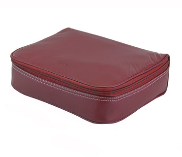Unisex Wash & Toiletry Travel Pouch - Wine