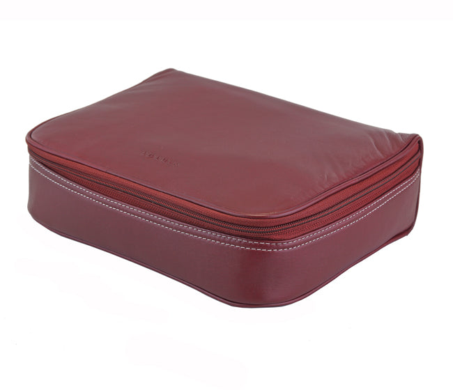 Unisex Wash & Toiletry Travel Pouch - Wine