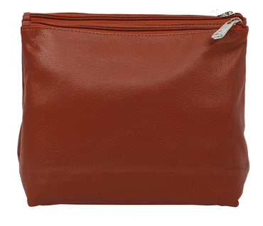 Unisex Wash And Toiletry Bag - Tan