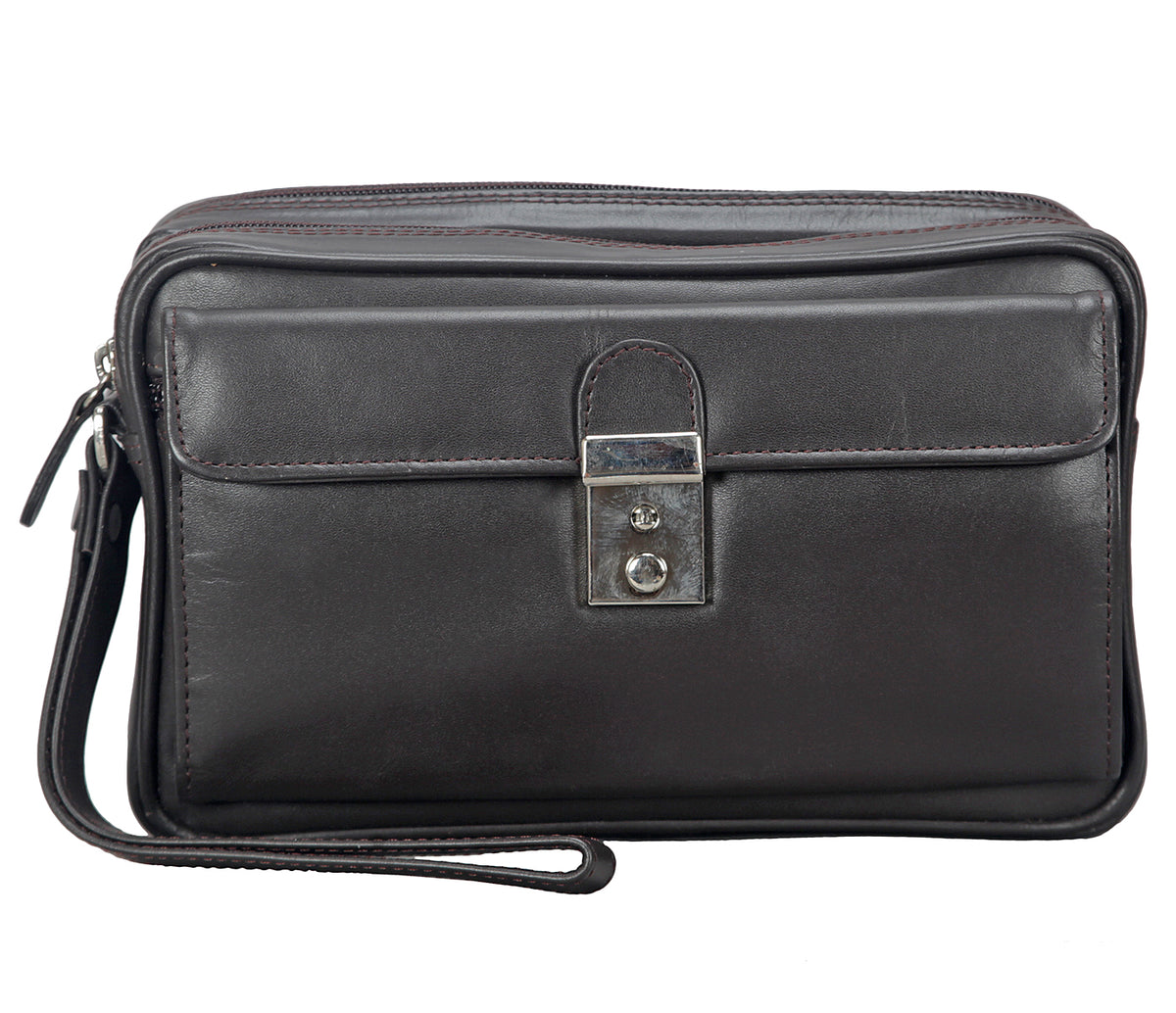 Enrique Gents Pouch - Brown