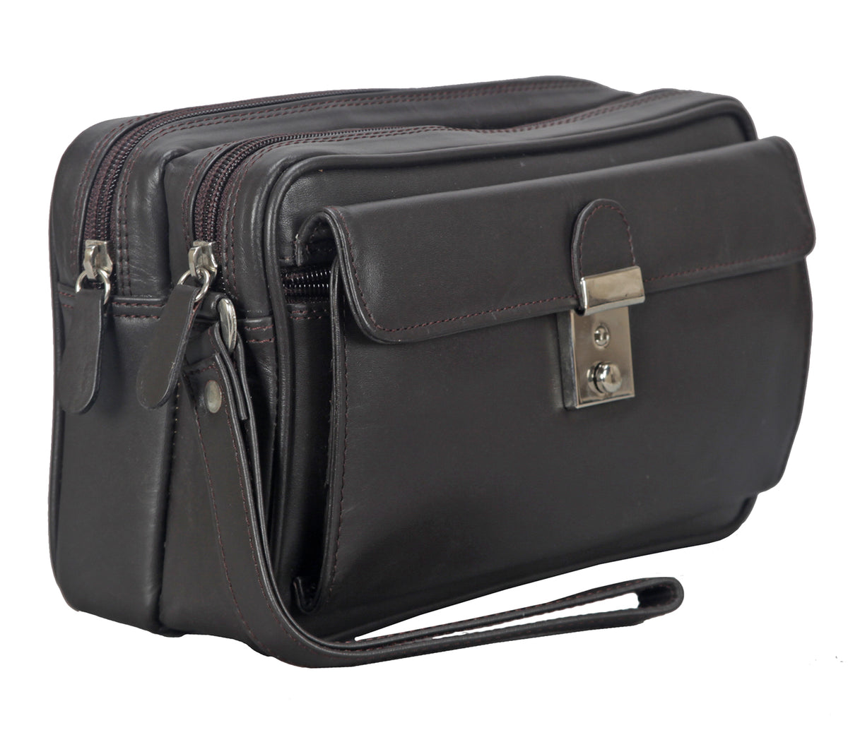 Enrique Gents Pouch - Brown