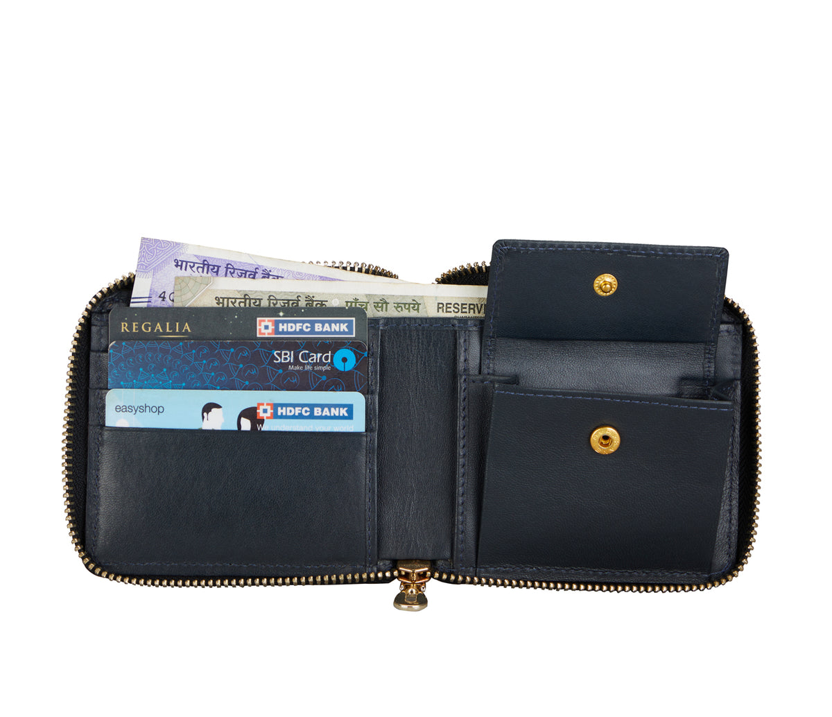 Denzel Mens Wallet-Blue