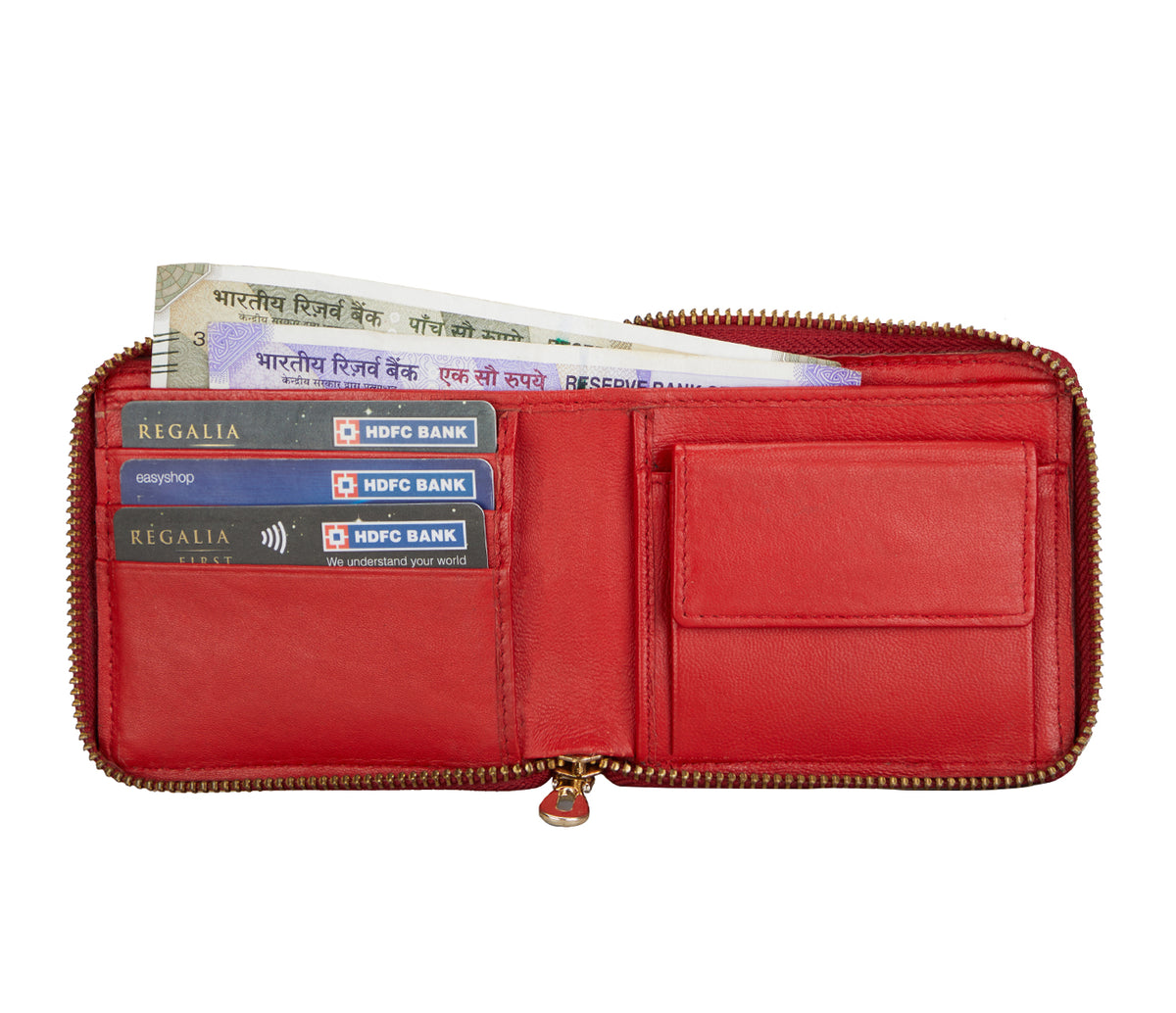 Denzel Mens Wallet-Red