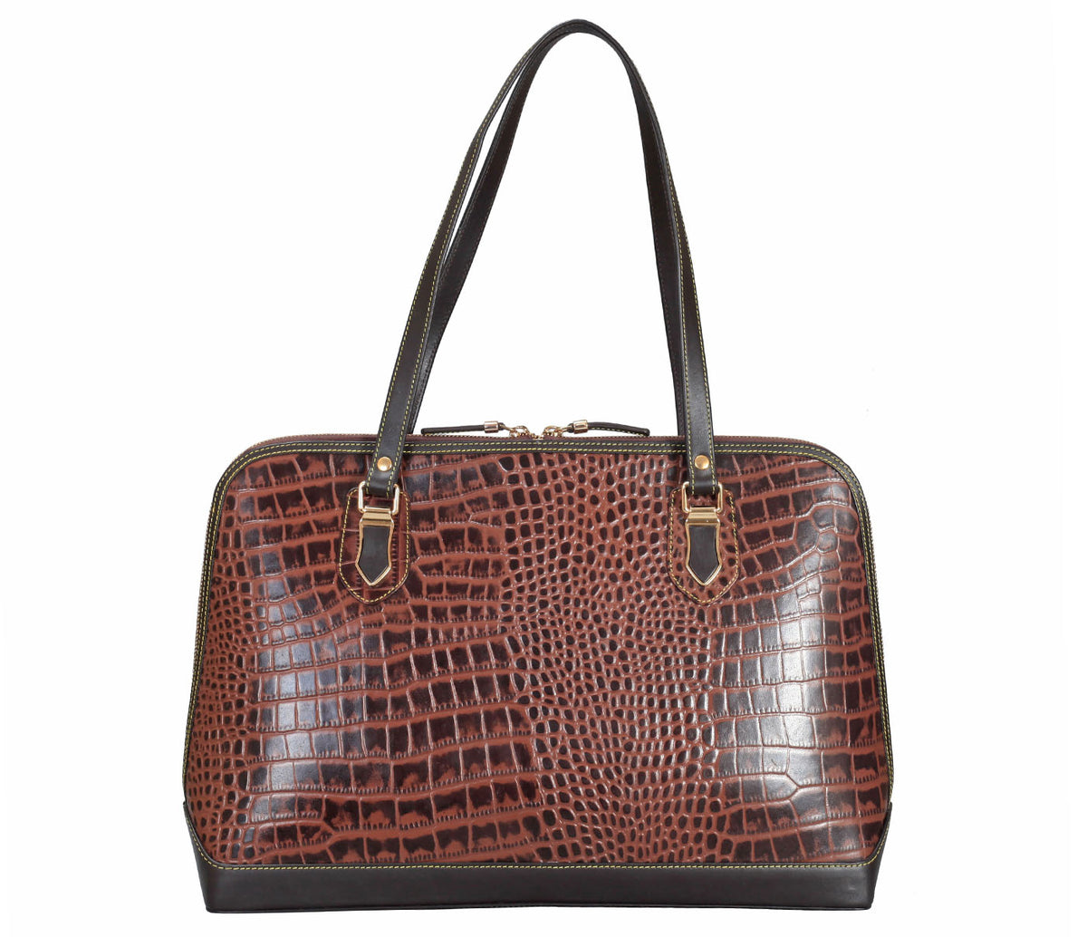 Estrella Shoulder Work Bag - Brown