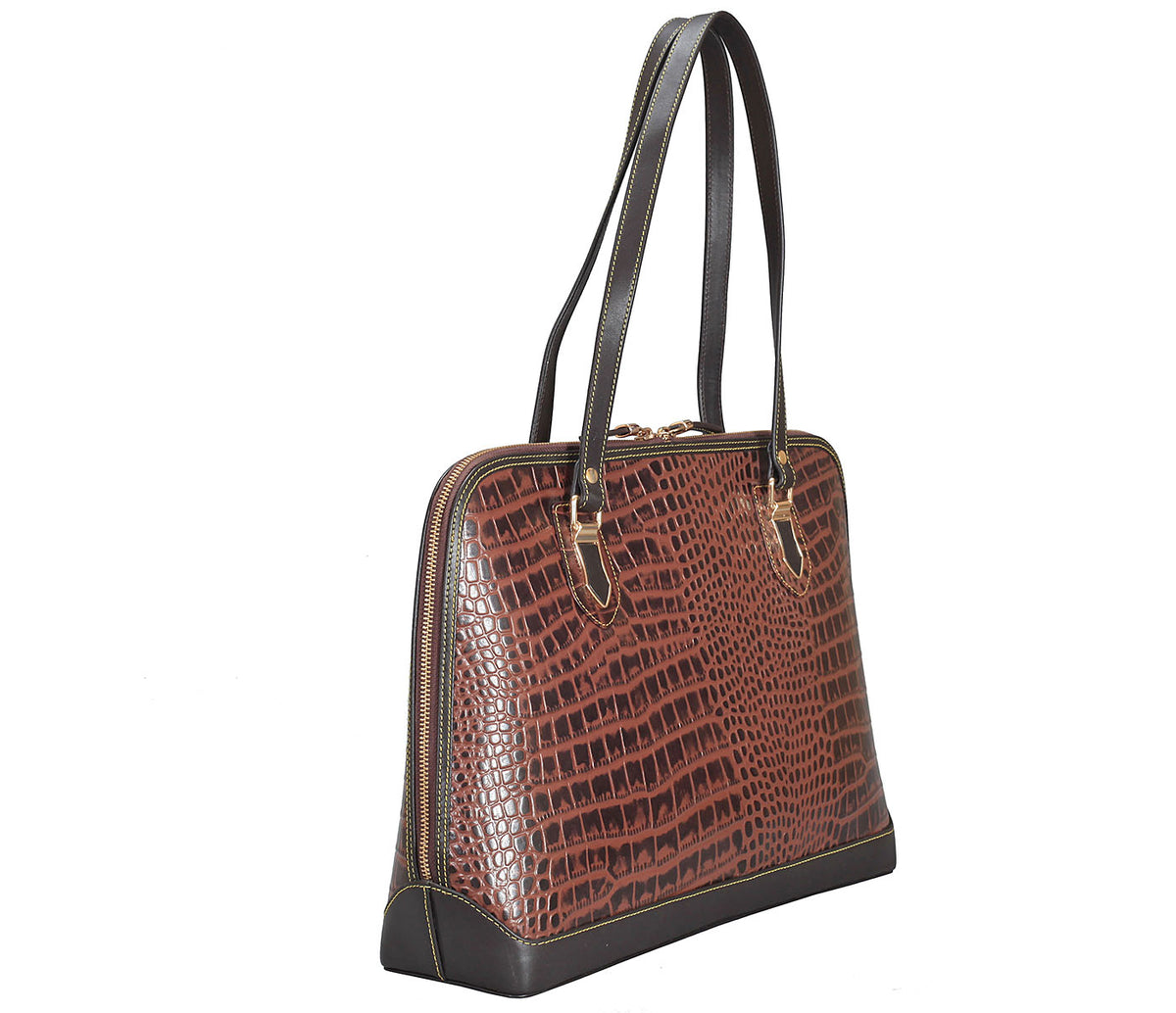 Estrella Shoulder Work Bag - Brown