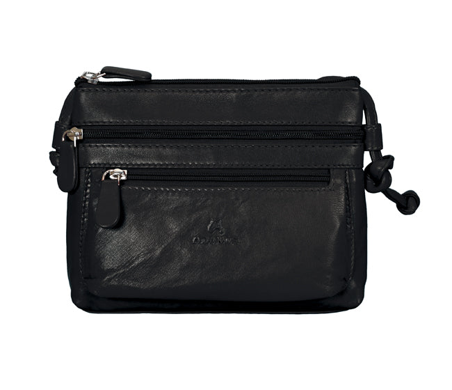 Olga Sling Cross Body Bag - Black