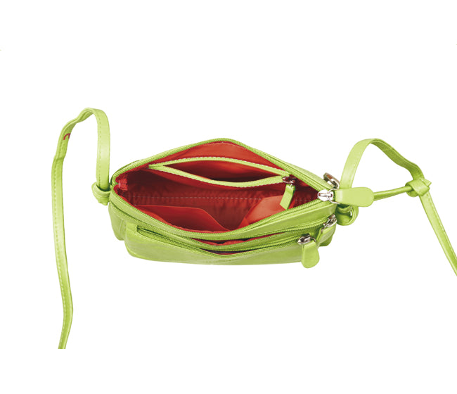 Olga Sling Cross Body Bag - Green