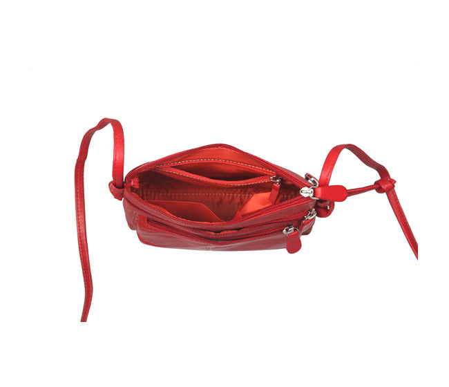 Olga Sling Cross Body Bag - Red