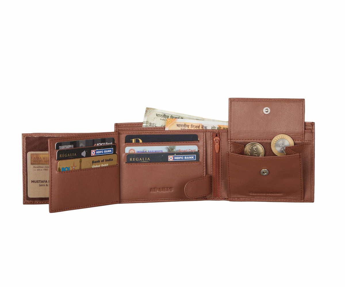 Stefano Mens Wallet-Tan
