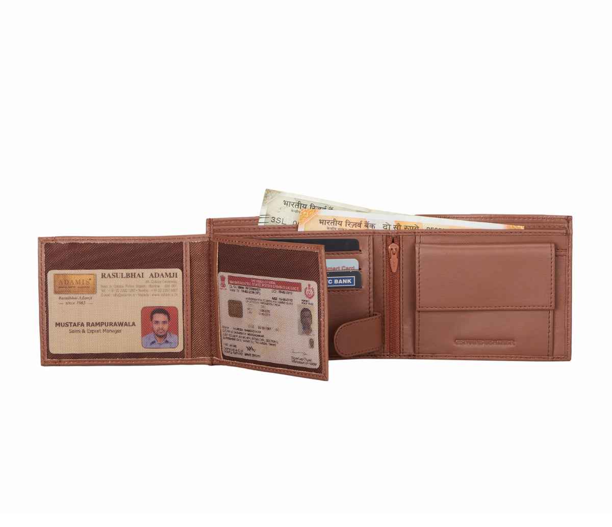 Stefano Mens Wallet-Tan