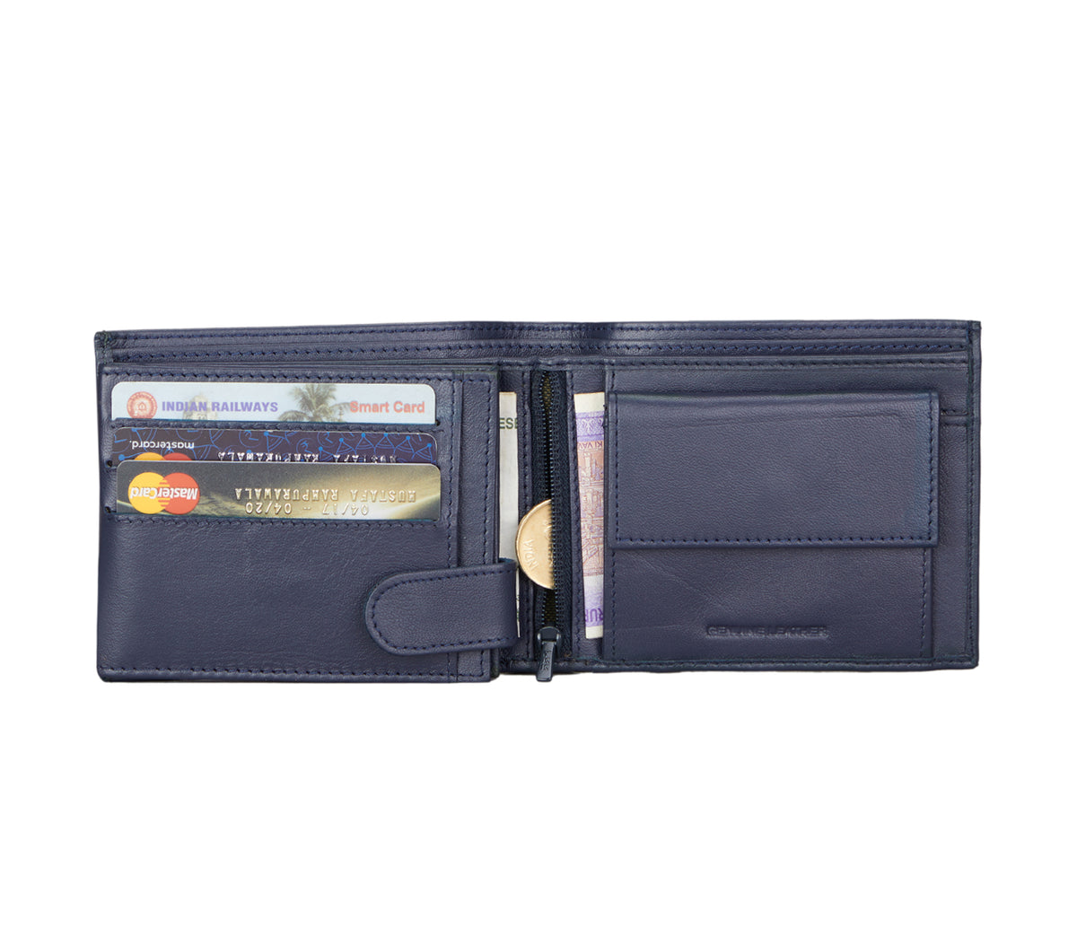 Stefano Mens Wallet - Blue