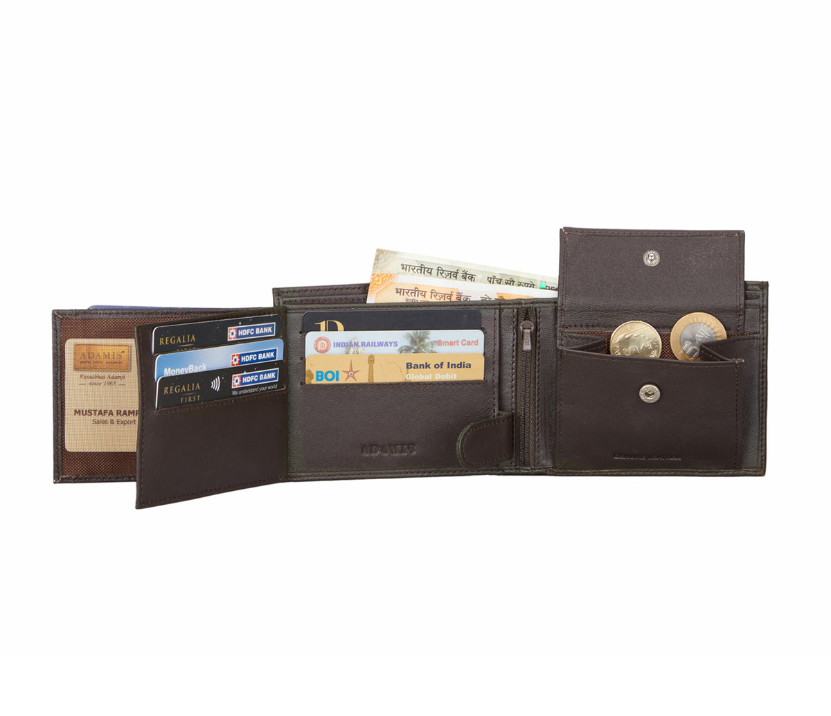 Stefano Mens Wallet - Brown