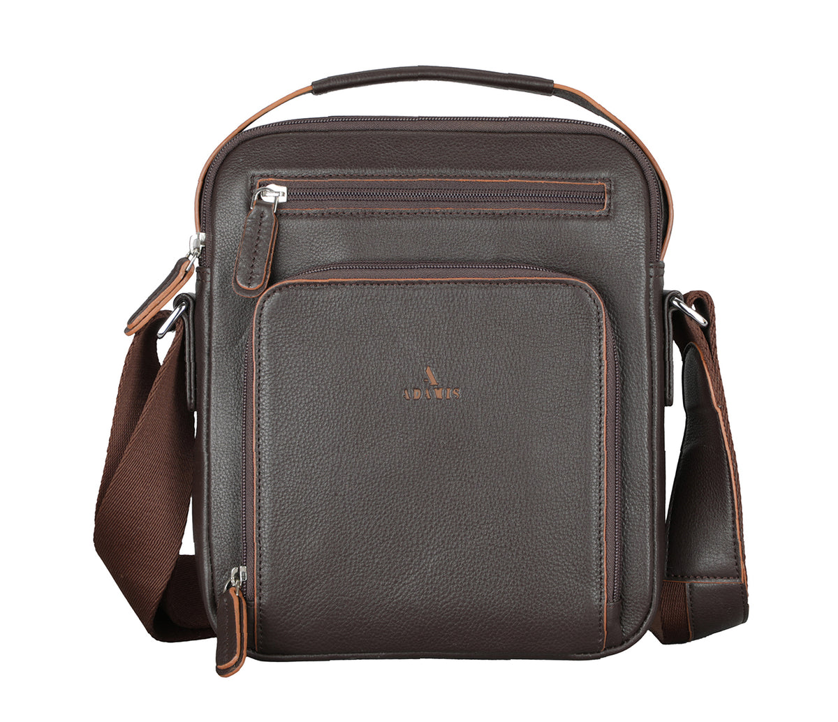 Rafael Cross Body Bag-Brown
