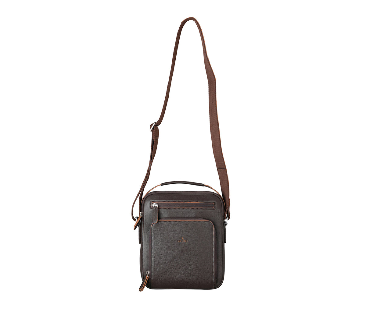 Rafael Cross Body Bag-Brown