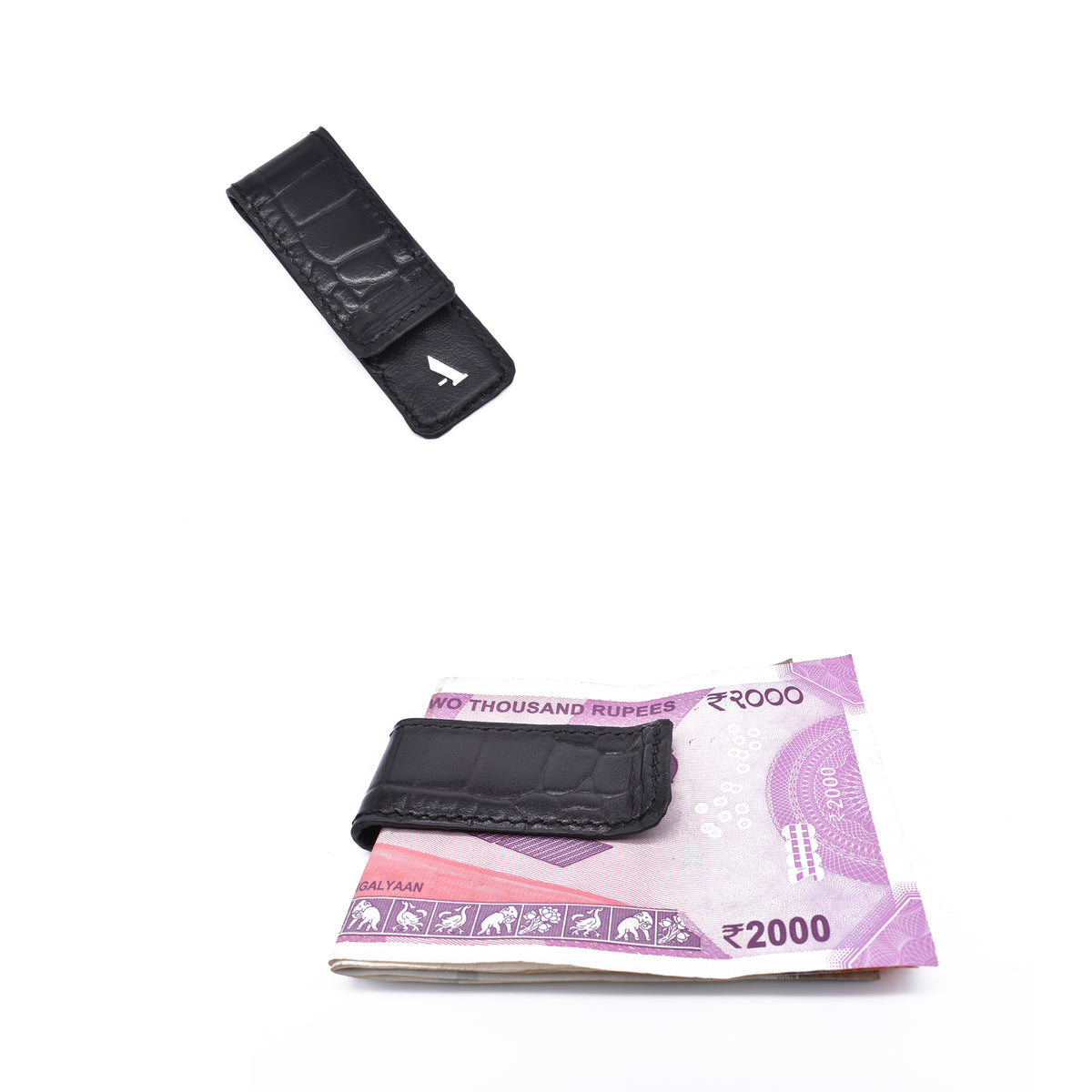 Multipurpose Card And Money Clip-Black