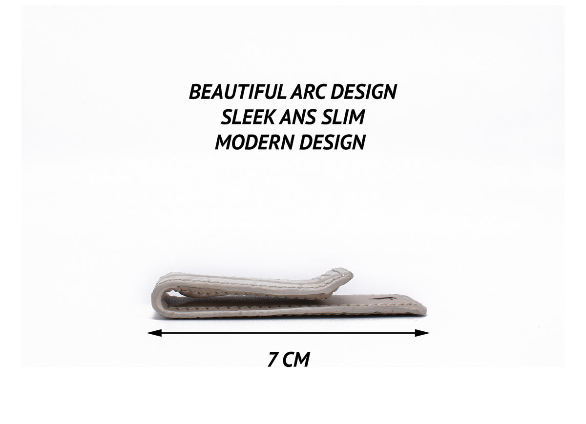 Multipurpose Card And Money Clip-Off White