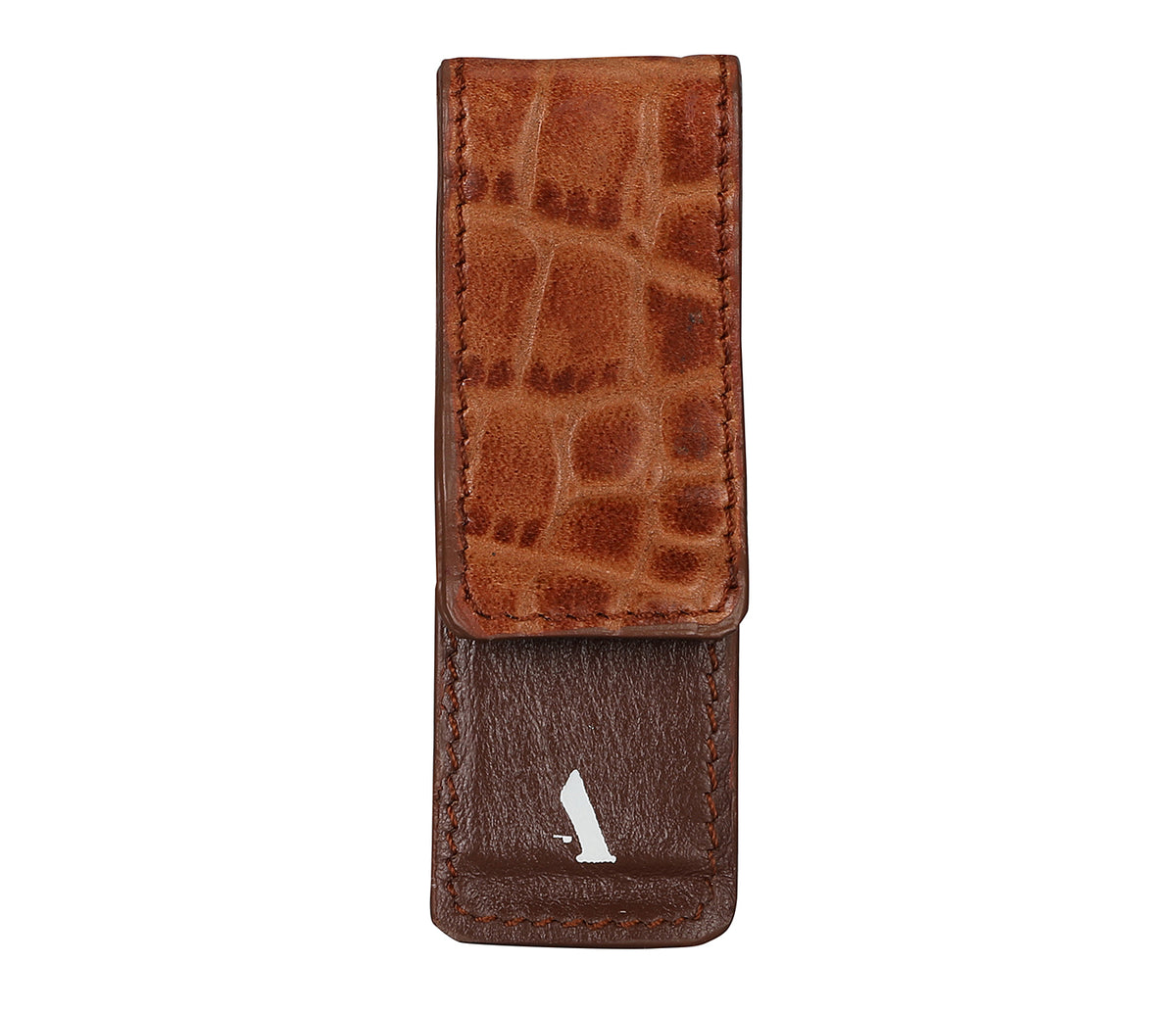 Multipurpose Card And Money Clip-Tan