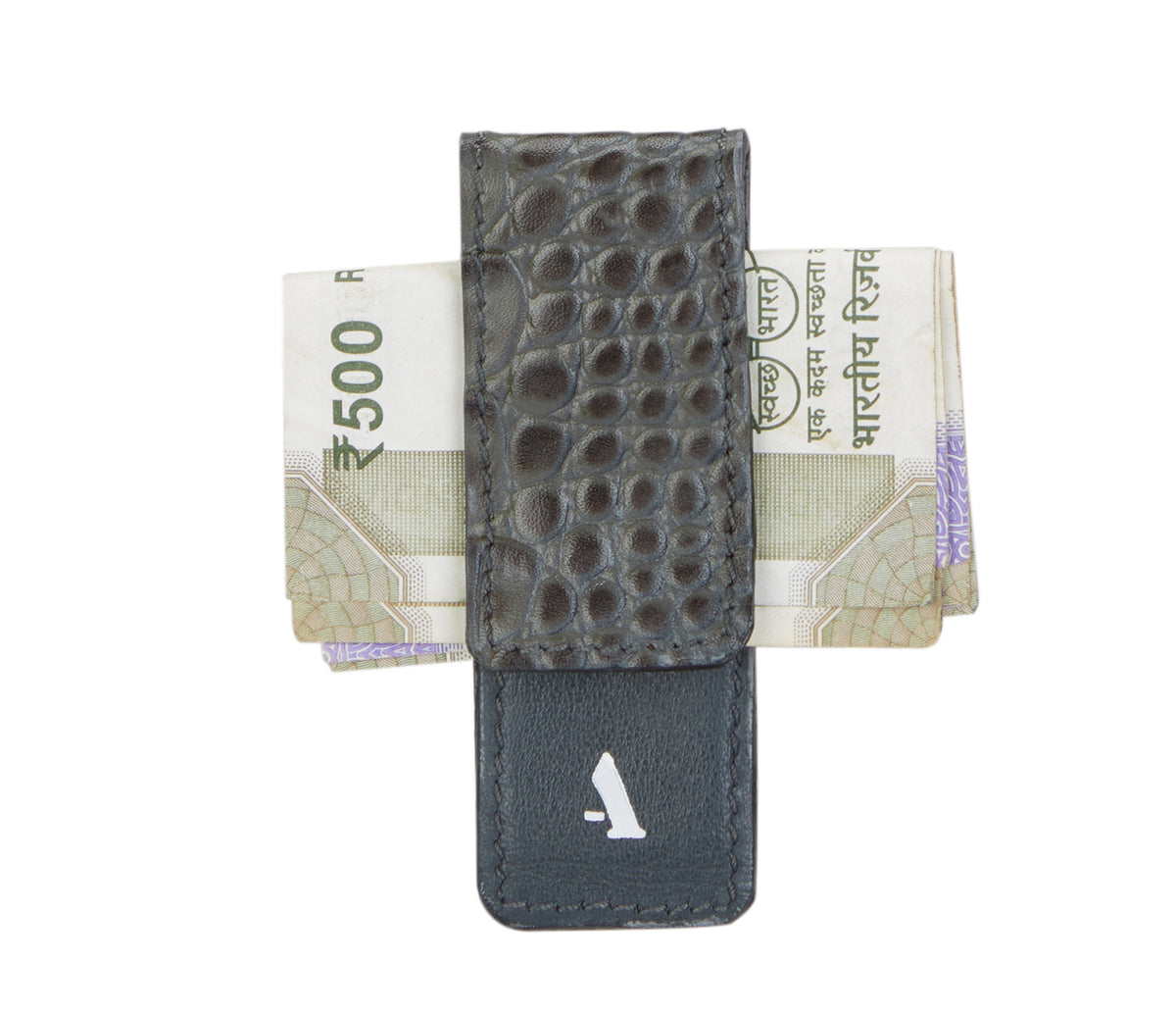Multipurpose Card And Money Clip-Grey
